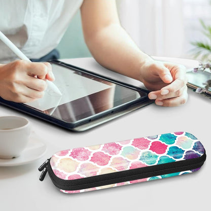 Fintie Holder Case for Apple Pencil Pro, Apple Pencil (USB-C / 1st / 2nd Generation), PU Leather Carrying Bag Sleeve Compatible with Pen, USB Cable, Samsung Stylus, Lilac Marble