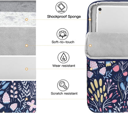 TiMOVO 9-11" Tablet Sleeve Bag for iPad 11-inch A16 2025, iPad 10.9"/10.2"| Air 11 Inch/5th/4th Gen. 10.9", Galaxy Tab A9+/A11Plus 11", Protective Bag Fit Smart Keyboard, Dusty Blue