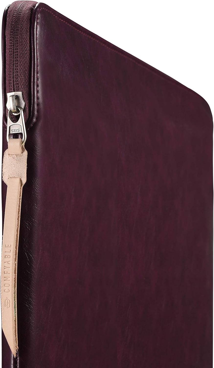 Comfyable Slim Protective Laptop Sleeve Compatible with 13/14 Inch MacBook Air & MacBook Pro M5/M4/M3/M2 Pro/Max 2026, Mac Travel Case, Laptop Pouch, Slim PU Leather Cover, Brown