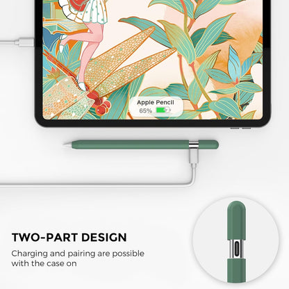 AhaStyle Silicone Case for Apple Pencil (USB-C) 2023 Ultra Thin Proteative Cover Skin Apple Pencil Sleeve Anti-Slip Grip Compatible with Apple Pencil USB C (Lavender)