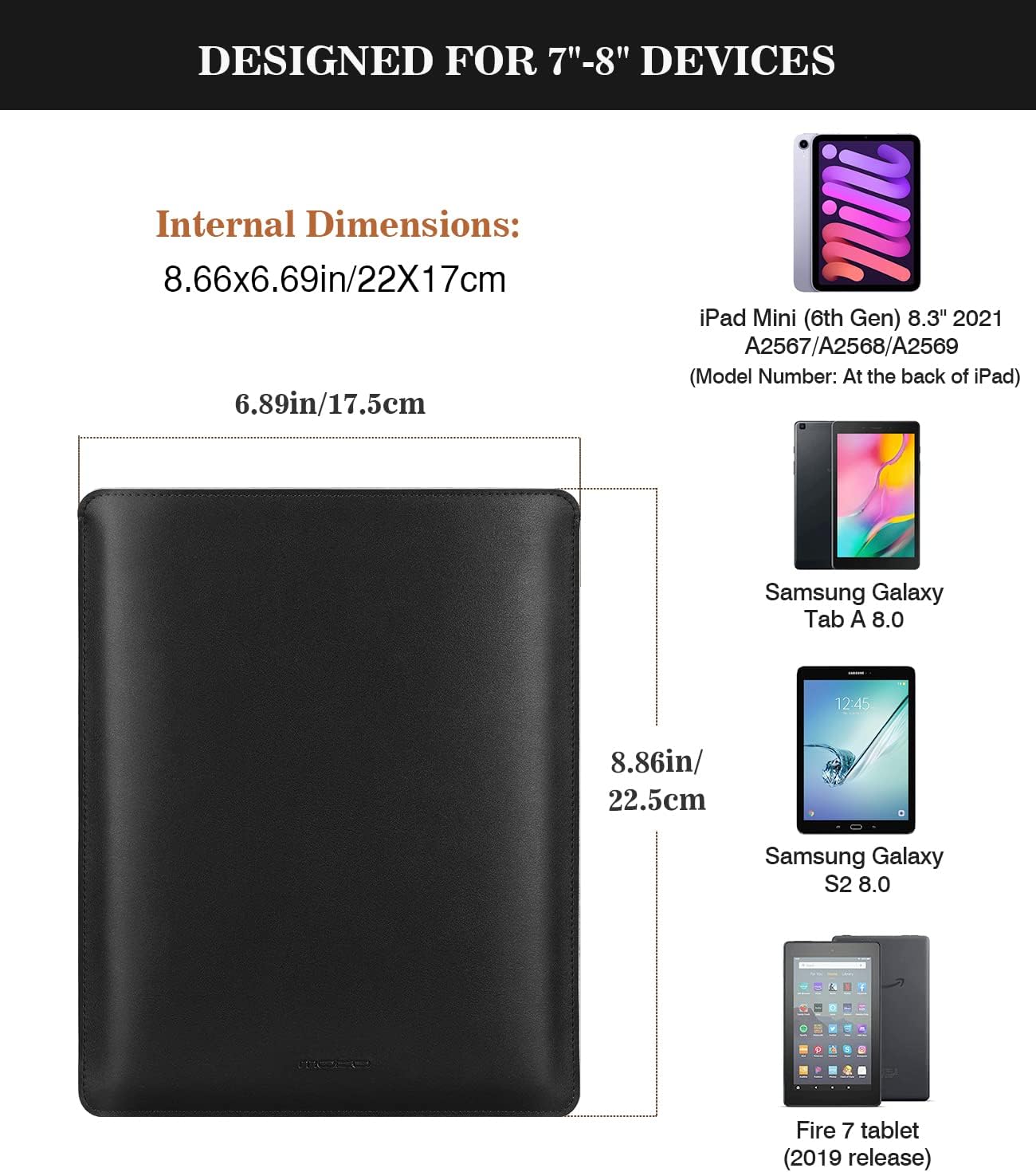 MoKo 9-11 Inch Tablet Sleeve, PU Leather Briefcase Slim Stylish Case Fits New 11-inch iPad Air M4 2026/iPad Pro M5, Air 5/4th 10.9, 10th Gen 10.9, 9/8. Gen 10.2, Tab S8/S9 11, Midnight Green