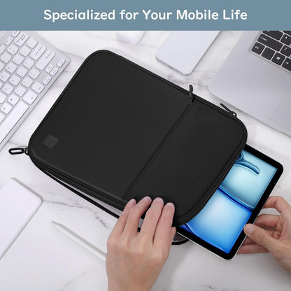 Dadanism 9-11 Inch Tablet Sleeve Padded Carrying Case for iPad (A16) 11th Gen 11", iPad 10th Gen 10.9", iPad Air M4/Pro M5 11", iPad Air 5/4, iPad 9/8/7th Gen, Galaxy Tab A11+ Plus 11", Blue