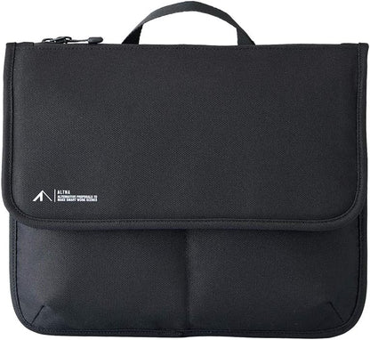 LIHIT LAB Tablet Sleeve with Pockets, 11.5 x 1 x 9.5, Black (A7767-24)