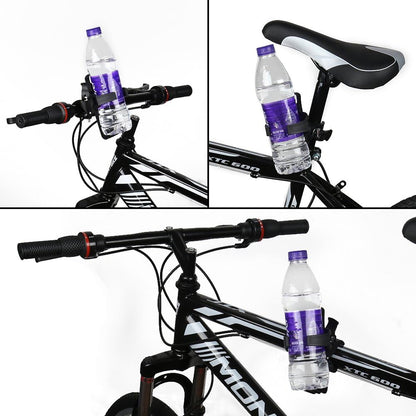 Accmor 2 Pack Bike Water Bottle Holders No Screws, Universal Bike Cup Holder, 360 Degree Rotatable Bike Water Bottle Cage, Water Bottle Holders for Kids Bike Adult Bike