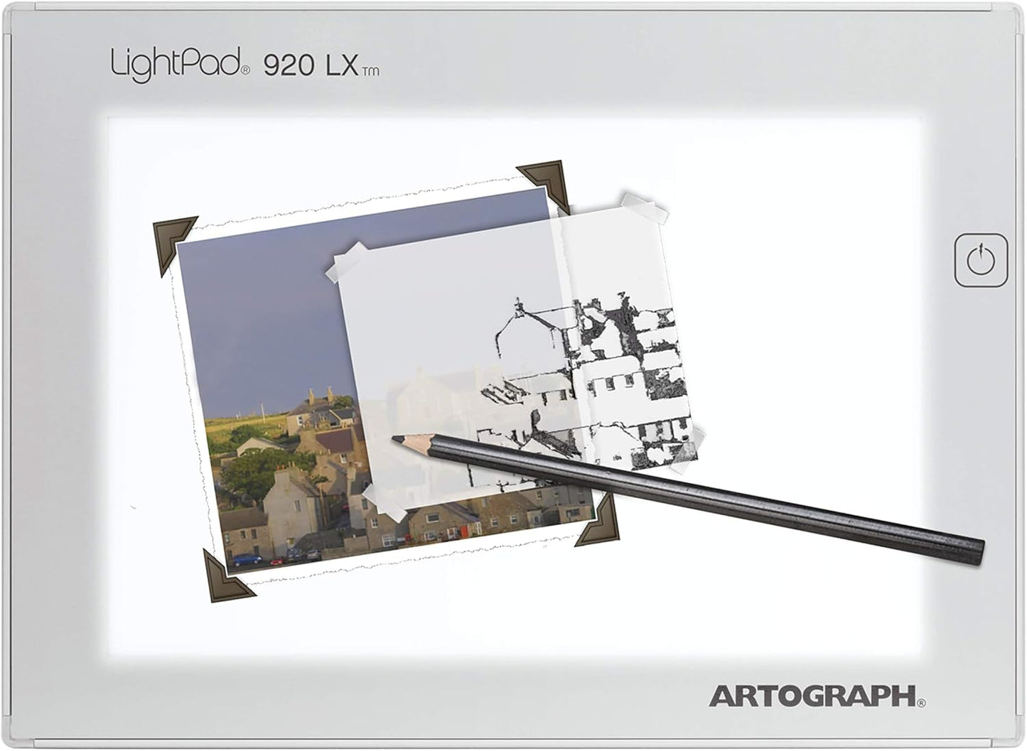 Artograph Thin LED Light Box, 17" x 12" Dimmable Drawing & Tracing Pad, LightPad 940 LX