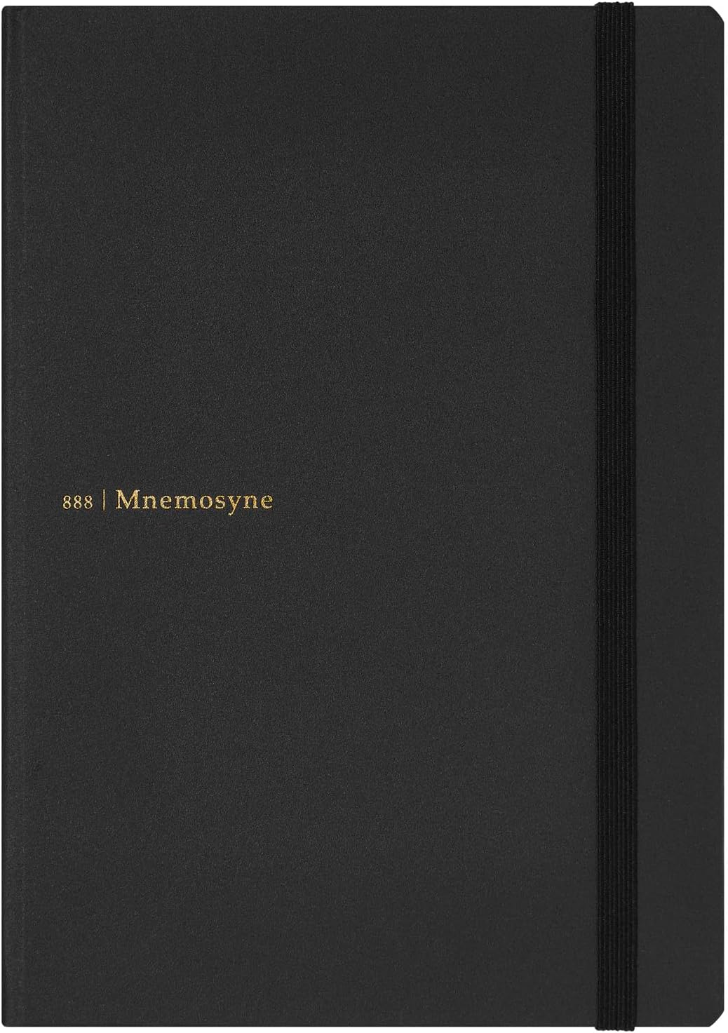 Maruman Mnemosyne Lined Notebook- Vertical A5, 5.83" x 8.27", 70 Sheets / 140 Pages, 7mm College Ruled With Center Line Journal, Perforated Pages & Wire-Bound to Lay Flat, Black, Made in Japan - Colors A