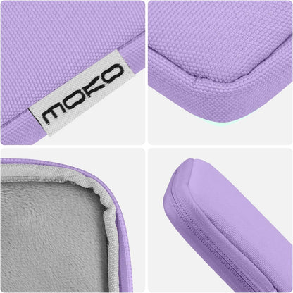 MoKo 7-8 Inch Tablet Sleeve Bag, Polyester Pouch Cover Case Fits iPad mini (A17 Pro) 8.3" 2024, iPad mini 6/5/4/3/2/1, Samsung Galaxy Tab S2 8.0, Tab A 8.0, ZenPad Z8s 7.9,Black