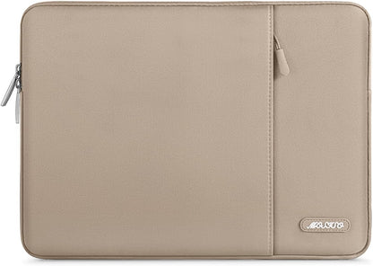 MOSISO Laptop Case 13.3 inch, 13-13.3 inch Laptop Sleeve Compatible with MacBook Air/Pro 13/Pro 14 M5 M4 M3 M2 M1, HP Dell ASUS Lenovo,Polyester Vertical Computer Sleeve Bag with Pocket, Antique Green - Colors B