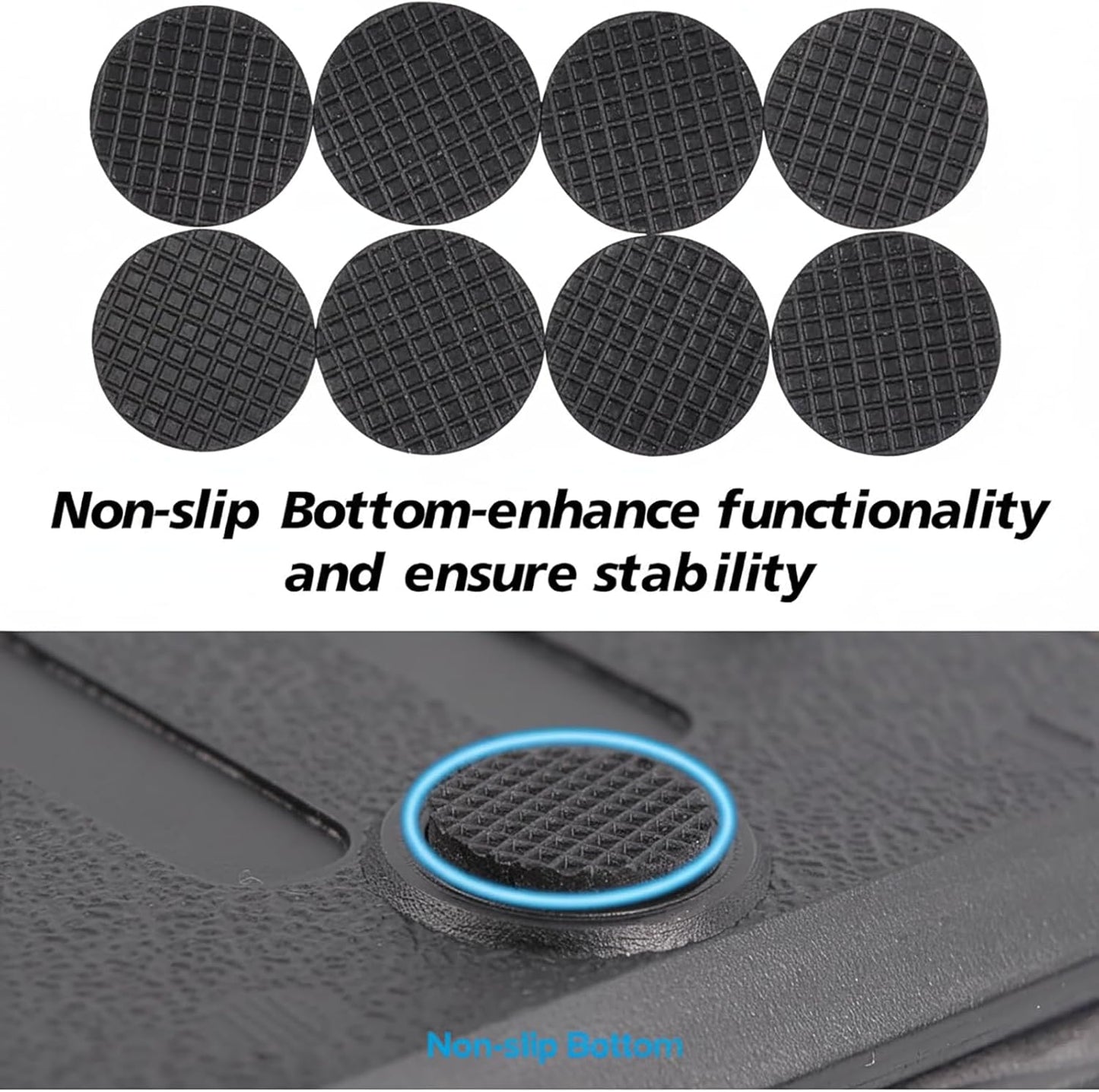 Foot Rest for Under Desk at Work 4-Level Height Adjustable, Ergonomic Foldable Footrest for Office, Gaming,Computer, Soft & Removable Pad Desk Foot Stool Suitable for All Seasons