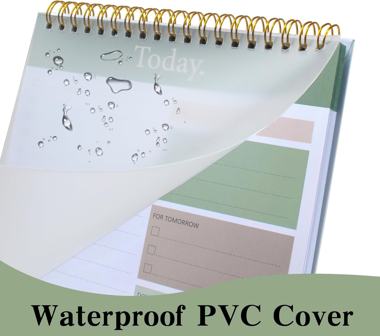 104 Pgs To Do List Notepad - Daily Planner Notepad Undated 52 Duplex-Printed Undated Sheets Tear Off, 6.5" x 9.8" Checklist Productivity Organizer with Hourly Schedule for Tasks