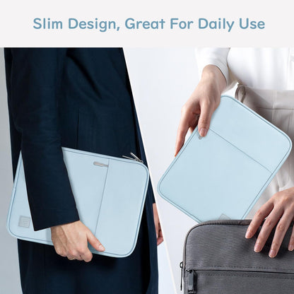 Dadanism 9-11 Inch Tablet Sleeve Padded Carrying Case for iPad (A16) 11th Gen 11", iPad 10th Gen 10.9", iPad Air M4/Pro M5 11", iPad Air 5/4, iPad 9/8/7th Gen, Galaxy Tab A11+ Plus 11", Blue