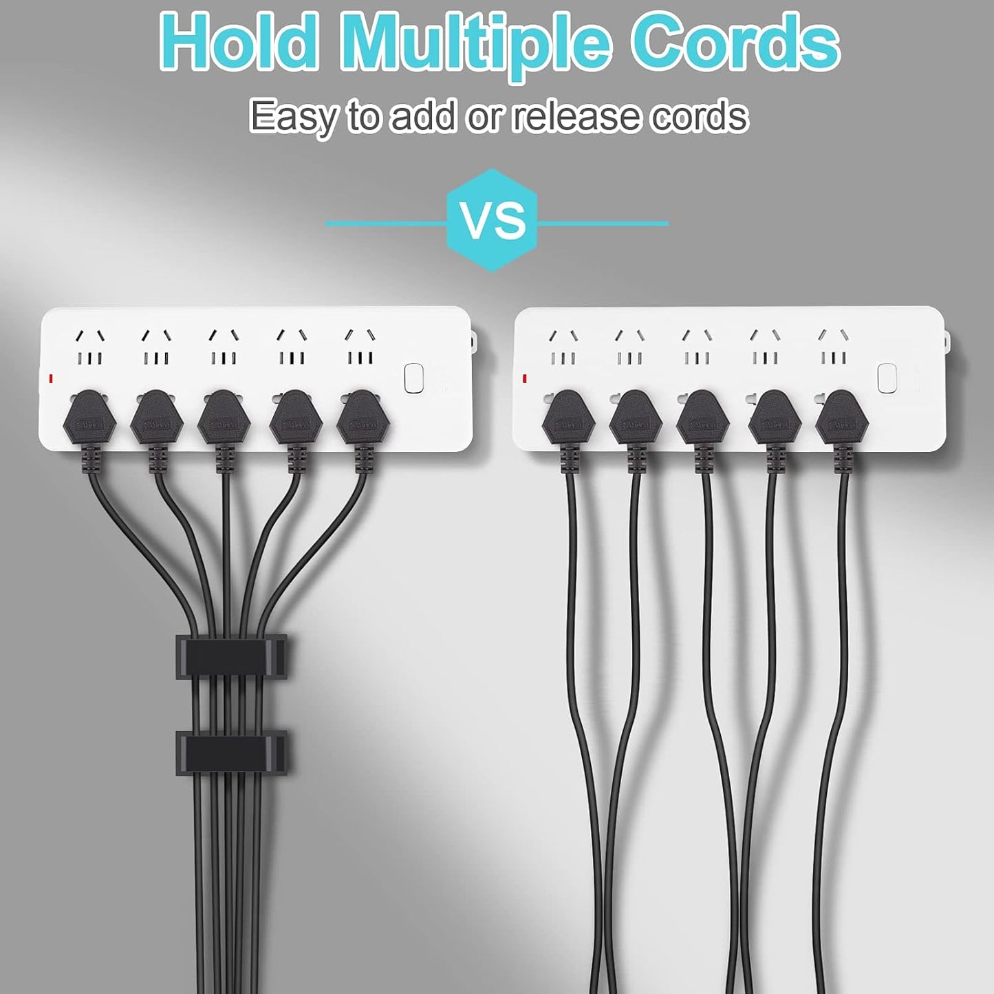 120 PCS Cable Clips, Adhesive Cord Clips for Wires on Wall, Strong Wire Clips Holders Cord Organizer for Cable Management, Christmas Lights, USB, Phone Charger, Cat 6, Car Dash Cam (Small, Black)