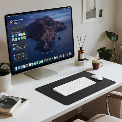 Jotsome Leather Desk Pad Mat, Non-Slip Desk Blotter Pad - Desk Protector for Office, Home, Lap Desk, Laptop, and Desktop