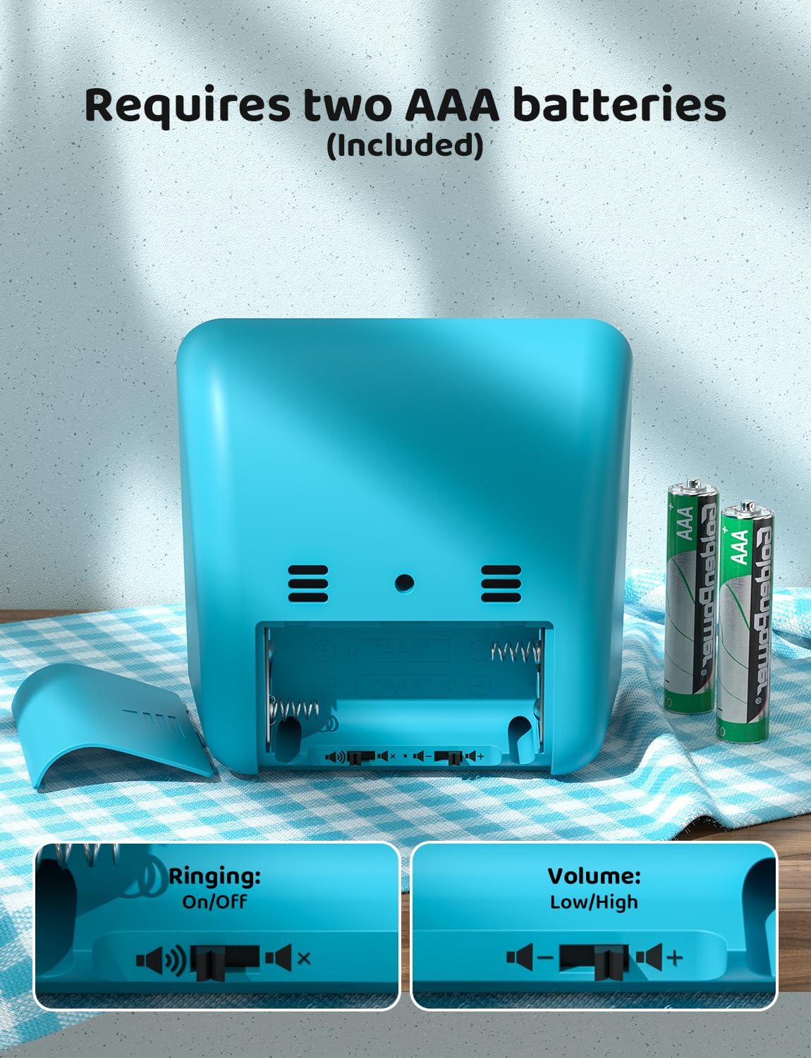 LIORQUE Visual Timer for Kids, 60-Minute Countdown Timers for Classroom Office Kitchen with Silent Operation, Kids Timer for Teaching (Batteries Included)