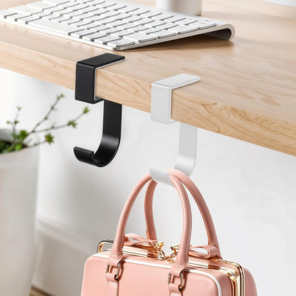Ymapinc Purse Hook for Table，2PCS Heavy Duty Purse Bag Holder Alloy Materials Purses Holder Desk Hook for Bag,Keys,Headphone and Umbrella