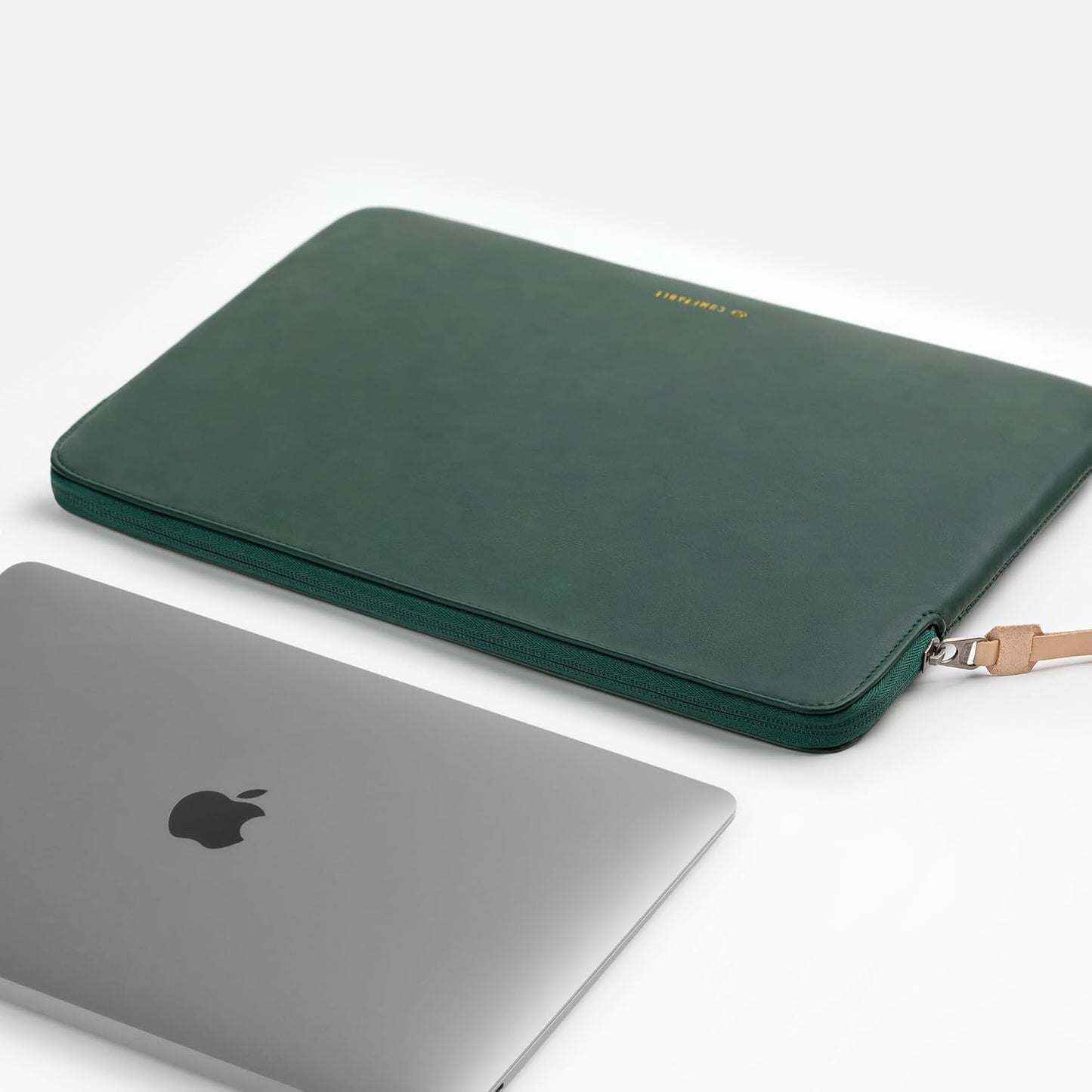 Comfyable Slim Protective Laptop Sleeve Compatible with 13/14 Inch MacBook Air & MacBook Pro M5/M4/M3/M2 Pro/Max 2026, Mac Travel Case, Laptop Pouch, Slim PU Leather Cover, Brown