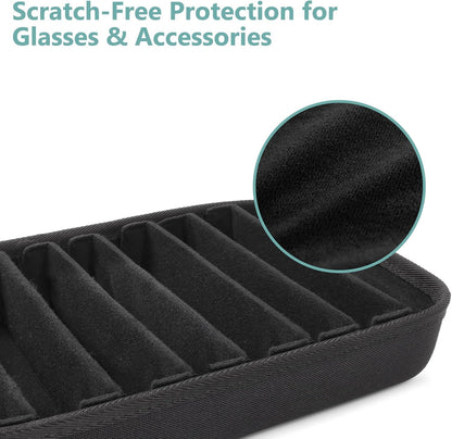 Bukere Sunglasses Organizer Tray Storage for Drawer, Glasses Watches Jewelry Display Case, Eyeglasses Holder Men Women