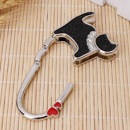 KSMD Variety Design Purse Hooks for Table and Bars,Portable Purse Hanger Organizers Hooks Handbag Pocketbook Holder Bag Storage for Desk,Foldable Folding Purse Table Hook Hanger