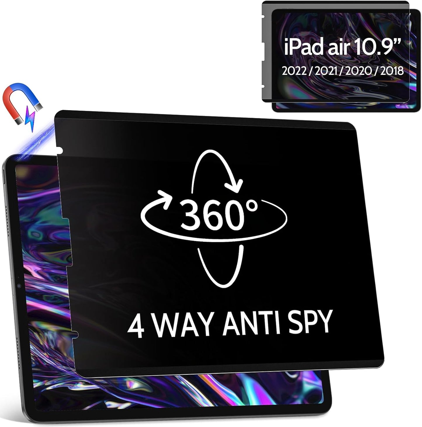 Laptop Privacy Screen 14 Inch Compatible with HP/Dell/Acer/Samsung/Asus/Lenovo/Toshiba,16:10 Aspect Removable Anti Glare Blue Light Filter Protector, 14 in Laptop Privacy Screen Shield
