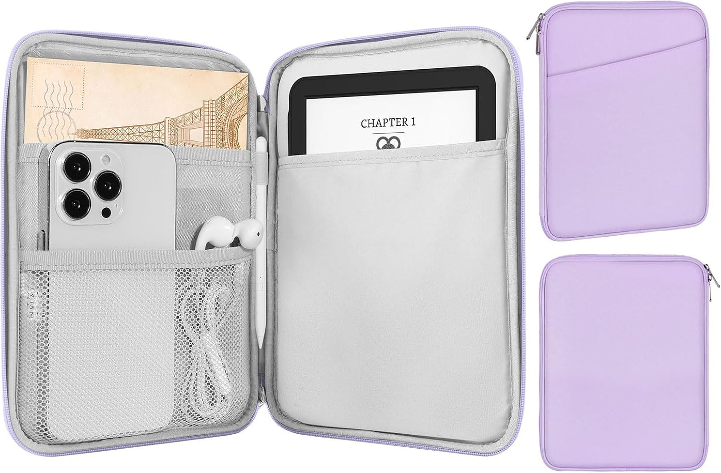 MoKo 9-11 Inch Tablet Sleeve Case, Fits New 11inch iPad Air M4/Pro M5, iPad A16 11", i-Pad 10/9/8/7th/Air 5/4th 10.9"/10.2", Tab S9/S8 11", Protective Bag Carrying Case with Pocket, Dark Gray