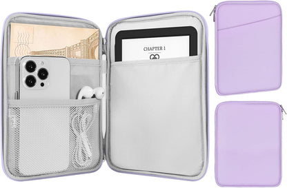 MoKo 9-11 Inch Tablet Sleeve Case, Fits New 11inch iPad Air M4/Pro M5, iPad A16 11", i-Pad 10/9/8/7th/Air 5/4th 10.9"/10.2", Tab S9/S8 11", Protective Bag Carrying Case with Pocket, Dark Gray