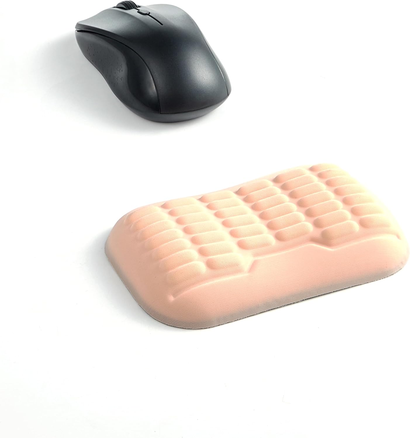 UnivoColors Ergonomic Mouse Wrist Rest,Latest 3.0 Wave Curve Design,High-Resilience Memory Foam Non-Slip Base,Reduces Wrist Fatigue,Ideal for Office Gaming & Long Hours of Use(Black)