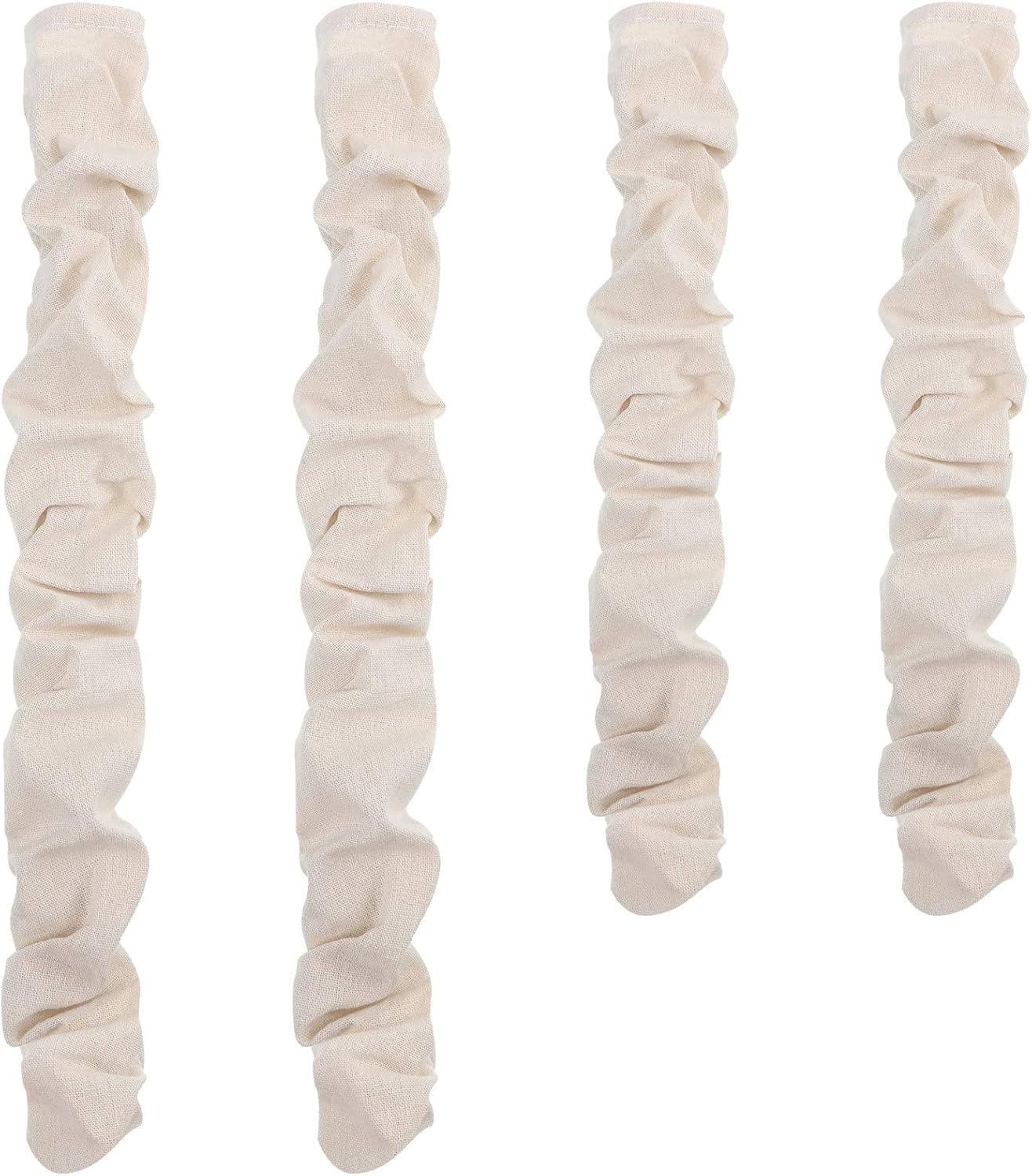 4 Pcs Fabric Cord Cover 6 Feet and 4 Feet Chain Cable Sleeve Chandelier Lighting Wire Cord Cover for Lamps Light Fixtures Lighting Wires Cable Management