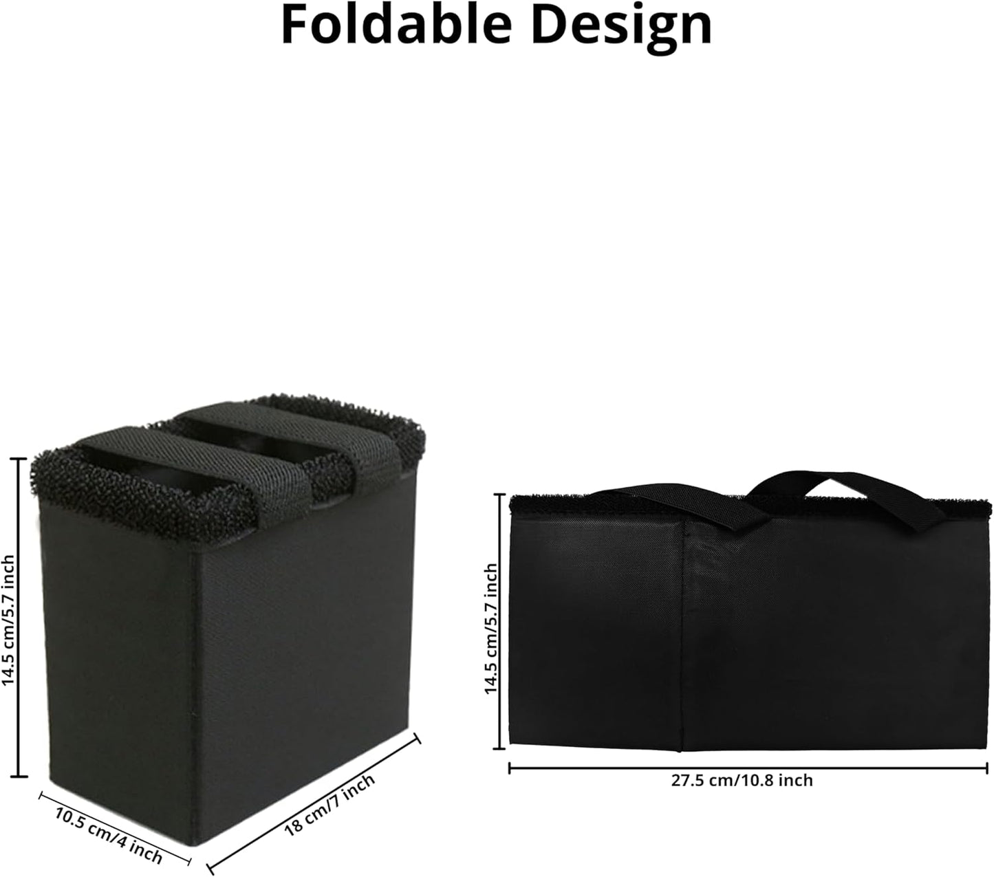 7 Inch Monitor Hood/Sunshade, Foldable and Portable Universal Fit Shade with Elastic Belt, for FEELWORD FW703, FW759, LUT7, T7