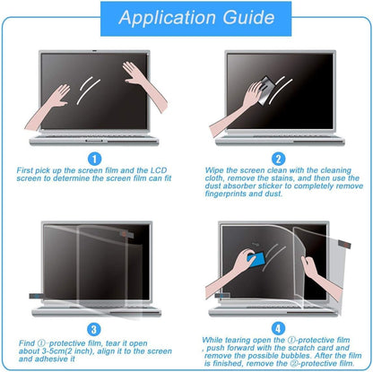 2Pack 22" Anti Glare Matte Monitor Screen Protector for Sceptre/LG/Dell/HP/Acer/ViewSonic/ASUS/Aoc/Samsung Diagonal 22" 16:10 LED PC Screen Gaming Monitor Eye Protection Film (L x W/474 x 296)