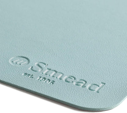 Smead Desk Pad, Vegan Leather Desk Mat with Non-Slip Faux Suede Backing, Perfect Desk Organizer for Office Decor, 31.5” x 15.7” Medium, Sandstone (64831)