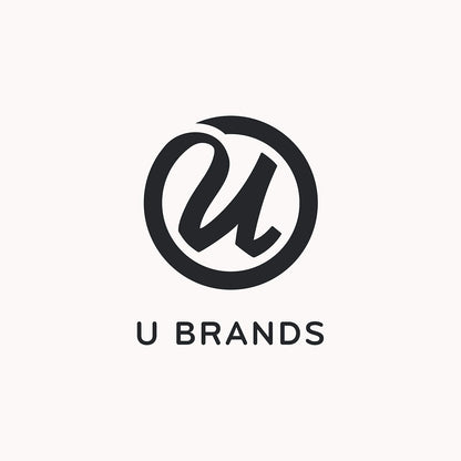 U Brands Cork Canvas Bulletin Board, 14" x 14" Inches, Frameless (463U00-04)