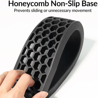 Silicone Wrist Rest for Keychron K10 Pro / K10 Max/ K10 HE / Q6 / Q6 Pro / Q6 Max / Q6 HE / V6 / V6 Max, 17.6" Non-Slip Palm Rest, 100% Full-Sized Mechanical Keyboards Support with Typing Pain Relief