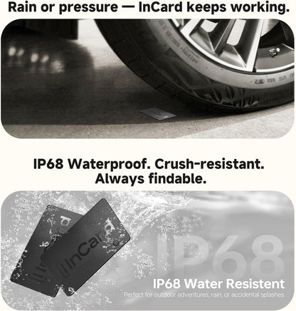 [2025 New, Designed in California] Wallet Tracker, Up to 5-Year Battery Life, Certifed by Apple Find My & Google's Find Hub (Find My Device), Item Locator, Card Holder Tracker, Bags, Android Tracker