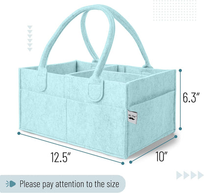 Mr. Pen- Baby Diaper Caddy Organizer, Gray, Medium, Nursery Storage Bin and Car Organizer for Diapers and Baby Wipes