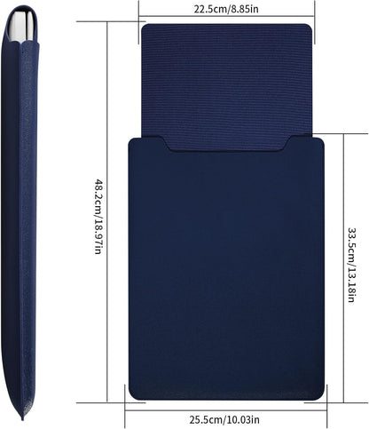 13.3-14" Laptop Sleeve, Blue, Compatible with Laptops 13.3"-14", Protects from Scratches, Water Damage, Multi-Functional Mouse Pad