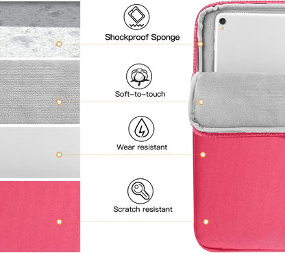 TiMOVO 9-11" Tablet Sleeve Bag for iPad 11-inch A16 2025, iPad 10.9"/10.2"| Air 11 Inch/5th/4th Gen. 10.9", Galaxy Tab A9+/A11Plus 11", Protective Bag Fit Smart Keyboard, Dusty Blue