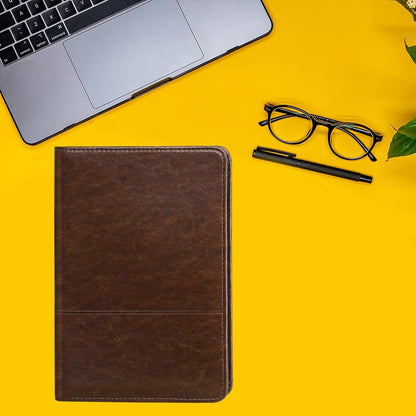 Padfolio/Portfolio Binder, Mini Padfolio Portfolio Binder 5 x 8 Legal Writing Pad, A5 Document Organizer Folder for Men Women, Black