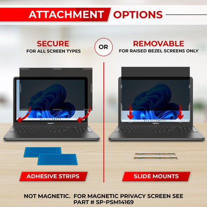 SightPro 24 Inch 16:9 Computer Privacy Screen Filter for Monitor - Privacy Shield and Anti-Glare Protector