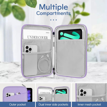 Dadanism 9-11" Tablet Sleeve Bag Carrying Case for iPad (A16) 11th Gen 11", iPad 10th Gen 10.9" Air 5/4, iPad Air M4/Pro 11", iPad 9/8/7th, Galaxy Tab A11+ Plus 11", Remarkable 2 10.3", Black