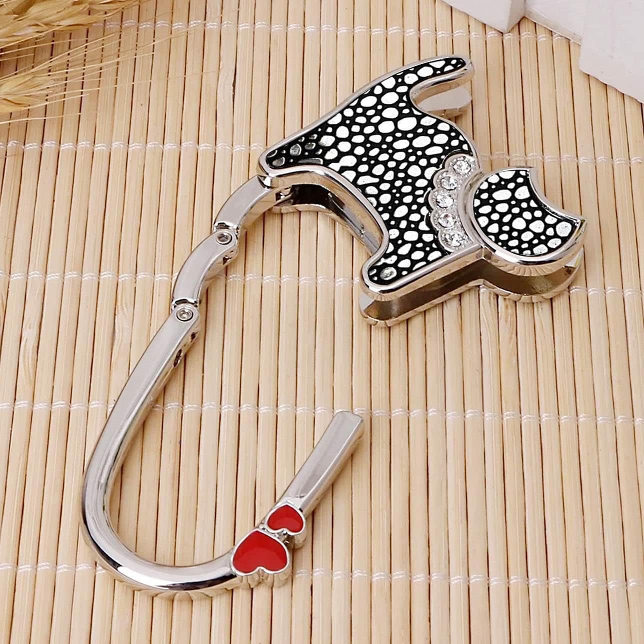KSMD Variety Design Purse Hooks for Table and Bars,Portable Purse Hanger Organizers Hooks Handbag Pocketbook Holder Bag Storage for Desk,Foldable Folding Purse Table Hook Hanger