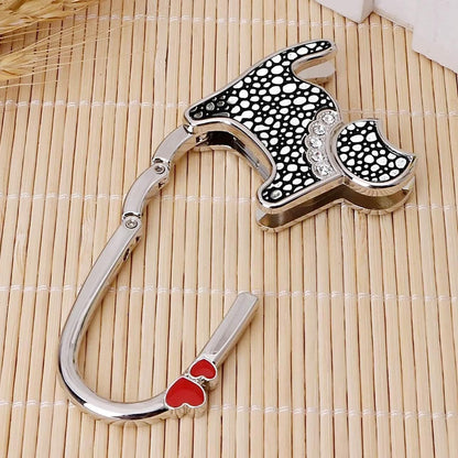 KSMD Variety Design Purse Hooks for Table and Bars,Portable Purse Hanger Organizers Hooks Handbag Pocketbook Holder Bag Storage for Desk,Foldable Folding Purse Table Hook Hanger