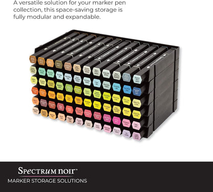 Crafter's Companion SPECN-6 Spectrum Noir Marker Storage Trays, 6/Pack,Black