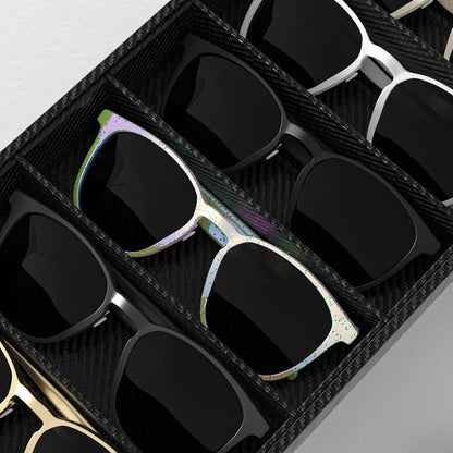 Sunglass Organizer Tray,Eyeglass Storage for Multiple Glasses,Jewelry and Sunglasses Drawer Organizer (Beige 2)