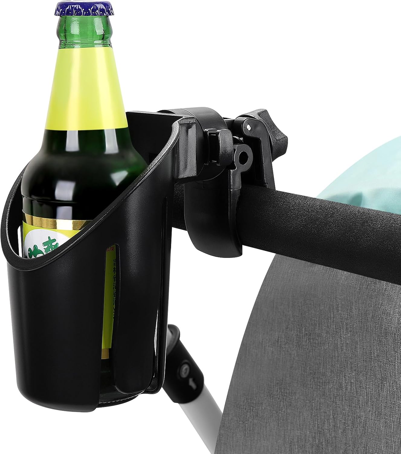Accmor Stroller Cup Holder, Universal Cup Holder for Uppababy Nuna Doona Strollers, Bottle Drinks Holder for Wheelchair, Walker, Bike, Scooter