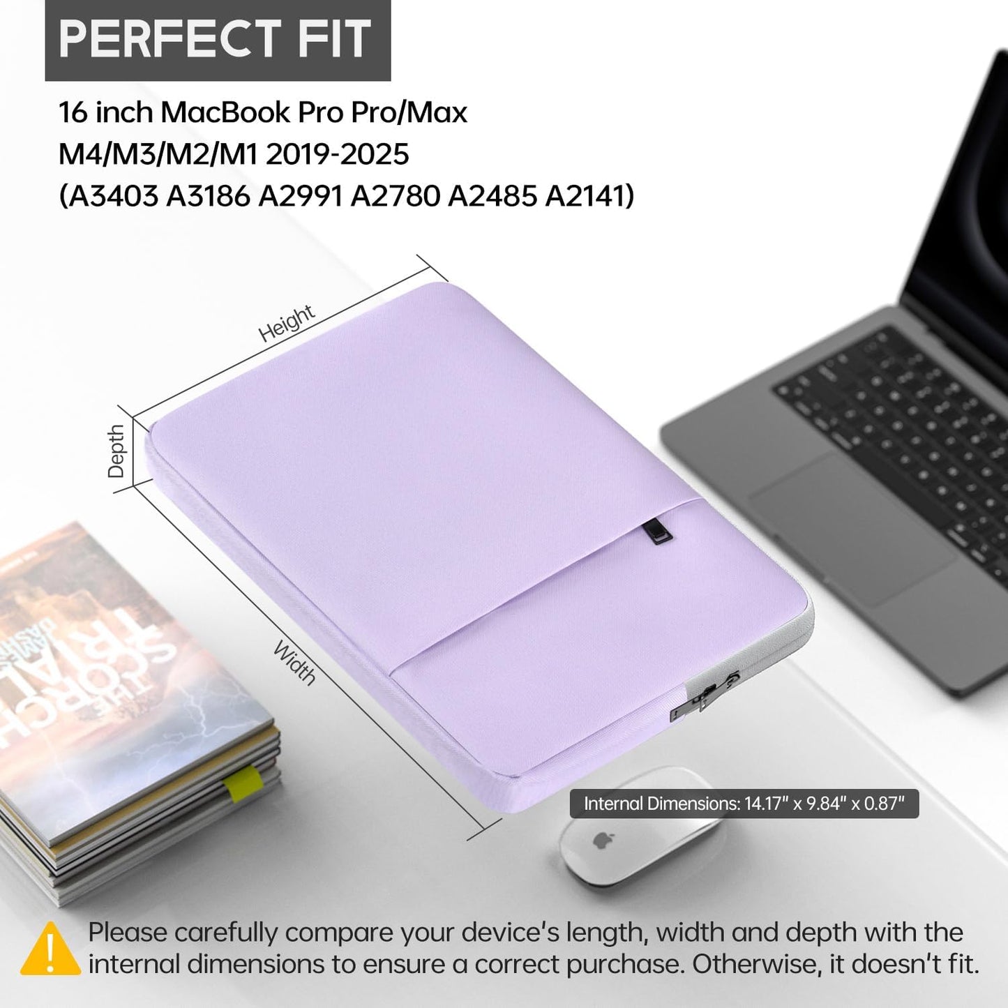 17 inch 360° Protective Laptop Case Sleeve for 2025 HP 17.3 Touchscreen Laptop,Envy 17,Pavilion 17,ASUS Vivobook 17, Shockproof Water-Resistant Computer Bag w/Accessory Pocket