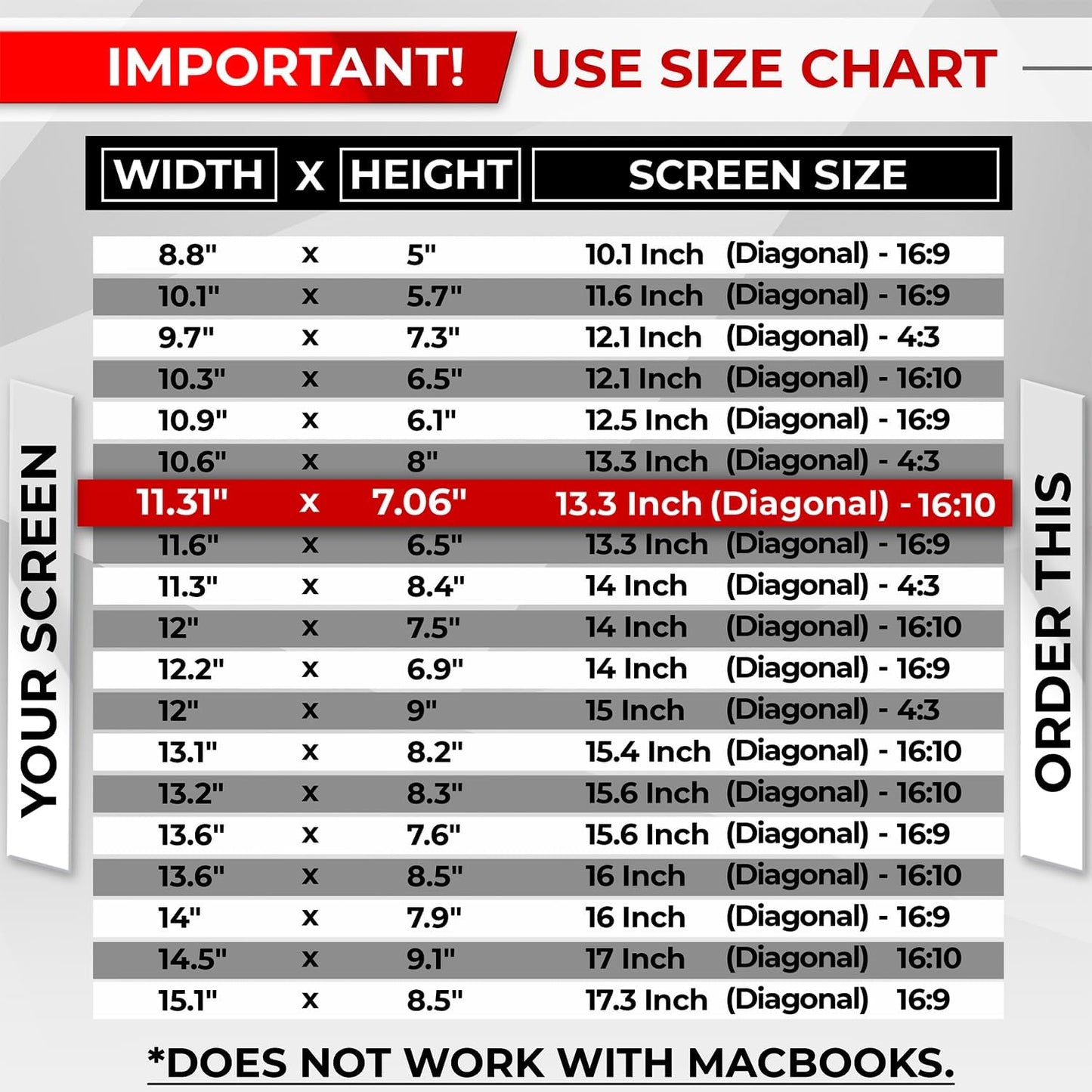 SightPro Magnetic Laptop Privacy Screen 14 Inch 16:9 - Patented Removable Laptop Privacy Filter Shield and Protector