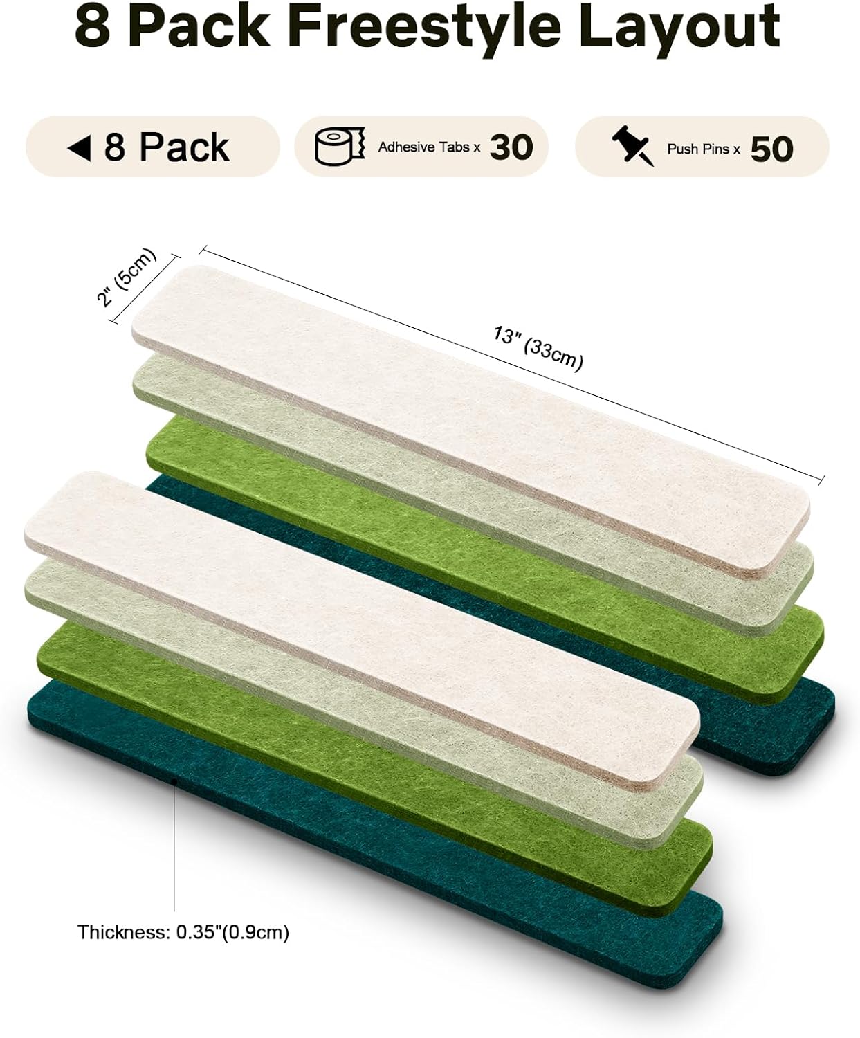Small Cork Bulletin Board Tiles, Felt Wall Decor and Office Desk Accessories for Vision, Message Center, Picture and Prayer Board, Dorm, Room, Home Office Essentials and Organization(Linen Dusk)