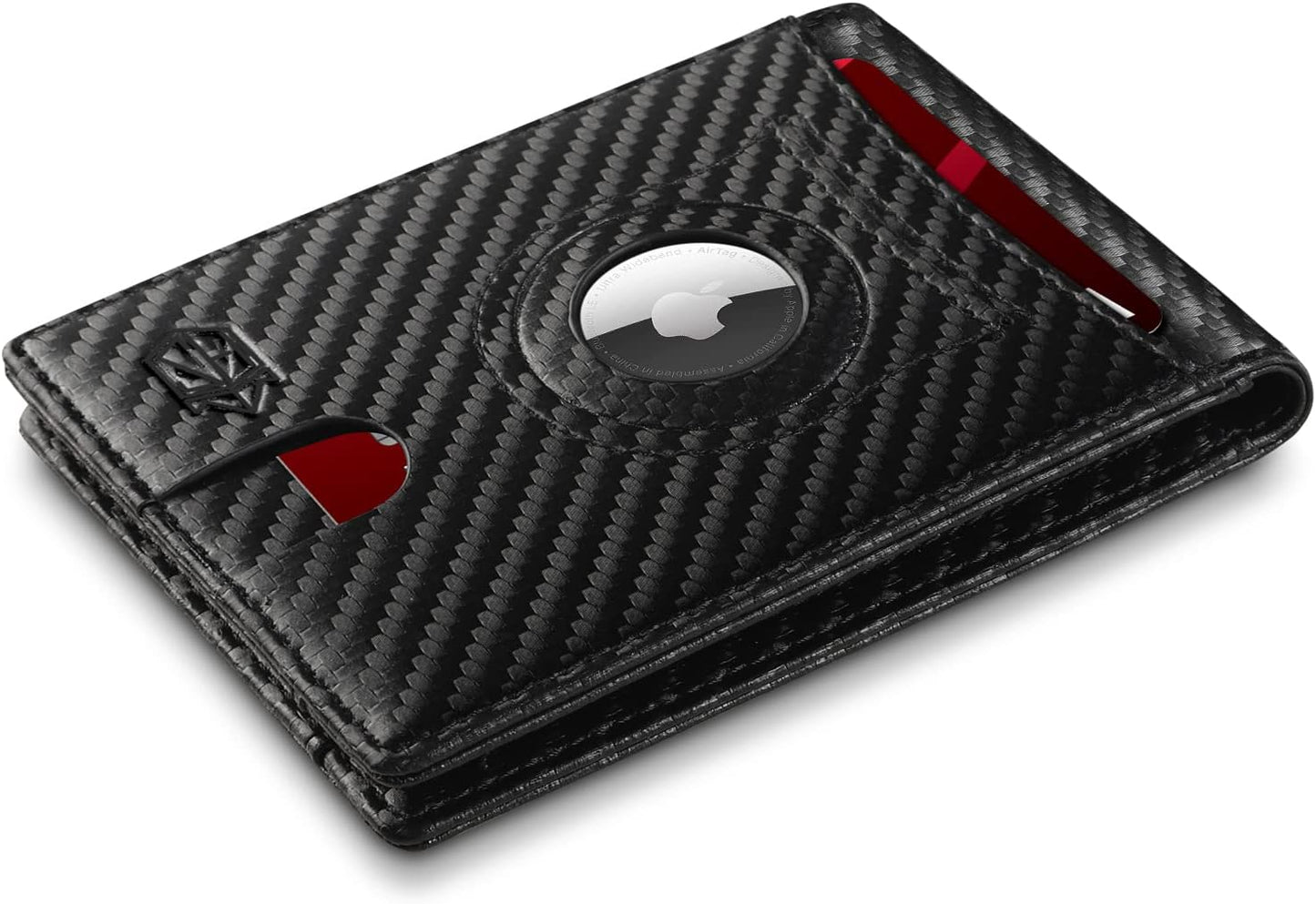 Zitahli Men's Wallets Airtag Holder Slim Rfid Leather with Gift Box