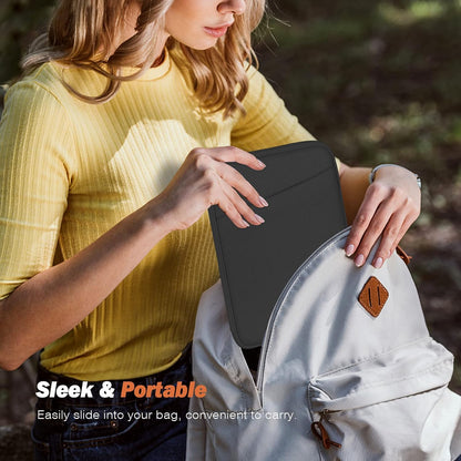 MoKo 9-11 Inch Tablet Sleeve Case, Fits New 11inch iPad Air M4/Pro M5, iPad A16 11", i-Pad 10/9/8/7th/Air 5/4th 10.9"/10.2", Tab S9/S8 11", Protective Bag Carrying Case with Pocket, Dark Gray