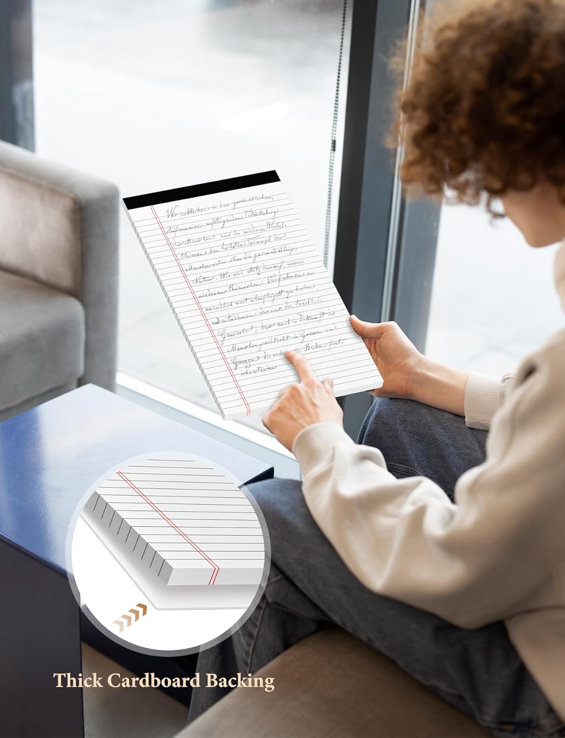 Zaviko Graph Paper Pad 8.5 x 11, 2 Pack, 4x4 Graph Ruled, Grid Paper Pad 8-1/2" x 11", Blueprint Quadrille Pad, Easy Tears Off, Grid Pad Notebook 8.5 x 11, White 70 GSM Graft Paper, 30 Sheets/Pad